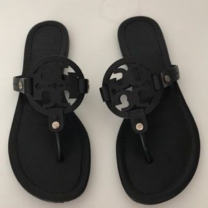 Tory Burch Miller black leather sandal
